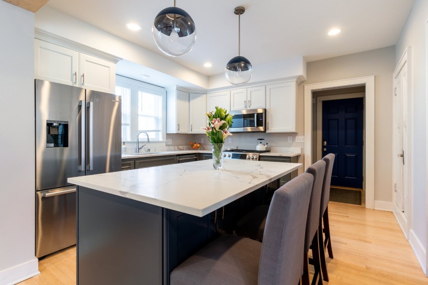 Modern Spacious kitchen showcasing remodel inspiration in the Milwaukee Metropolitan Area.
